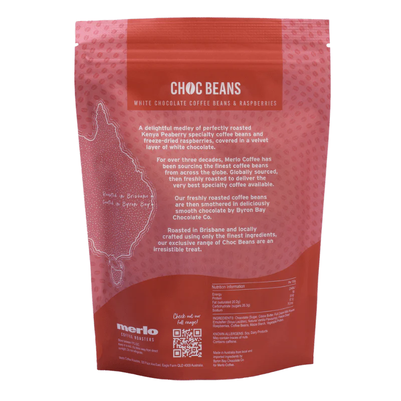 White Chocolate Coffee Beans & Raspberries - Image 4